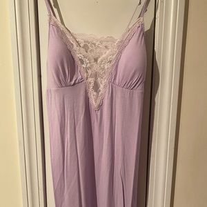 Lovely Lavender and Lace Slip or Nightgown
